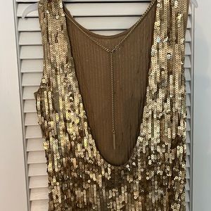 Michael Kors Gold sequin dress
